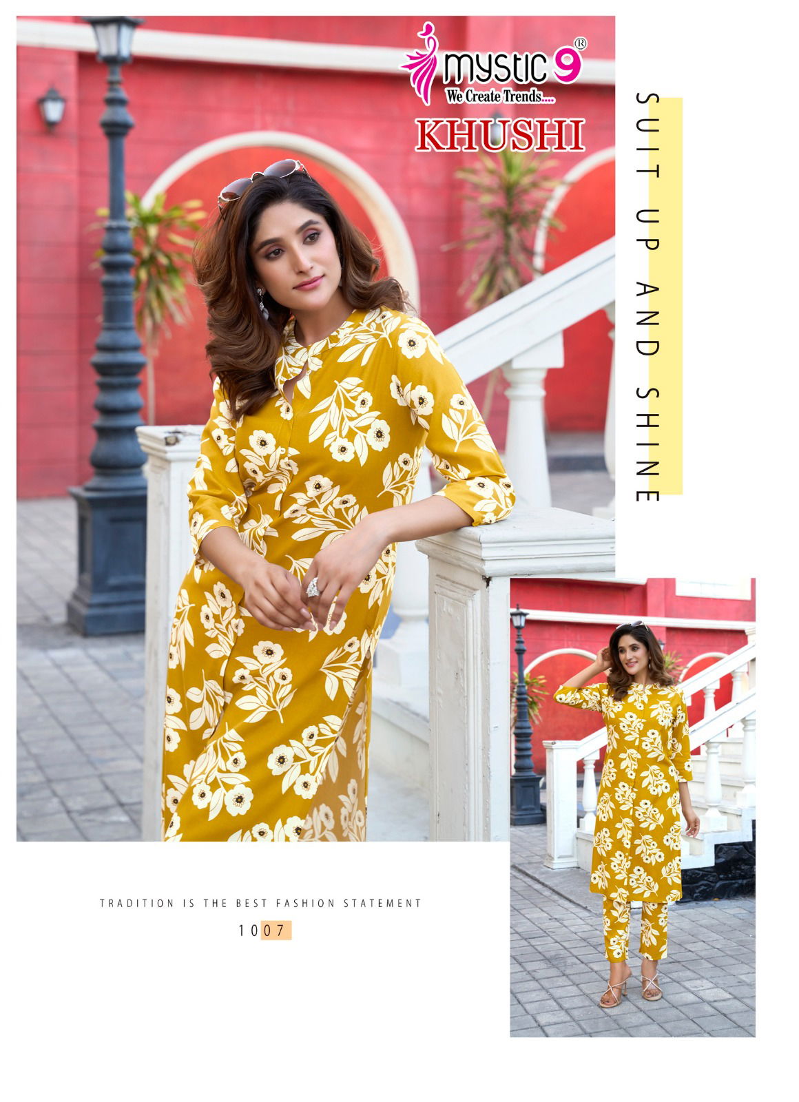 Khushi Vol 1 By Mystic 9 Viscose Kurti With 
Bottom Wholesale Clothing Distributors In India